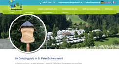 Desktop Screenshot of camping-steingrubenhof.de